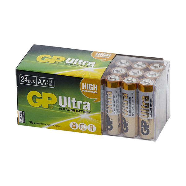 GP Batteries Alkaline 1.5V AA Box of 24