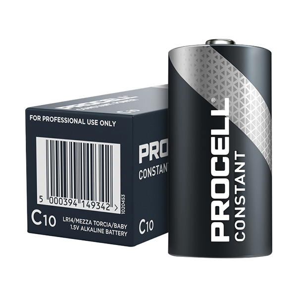 DURACELL 'Procell Constant' C Box of 10