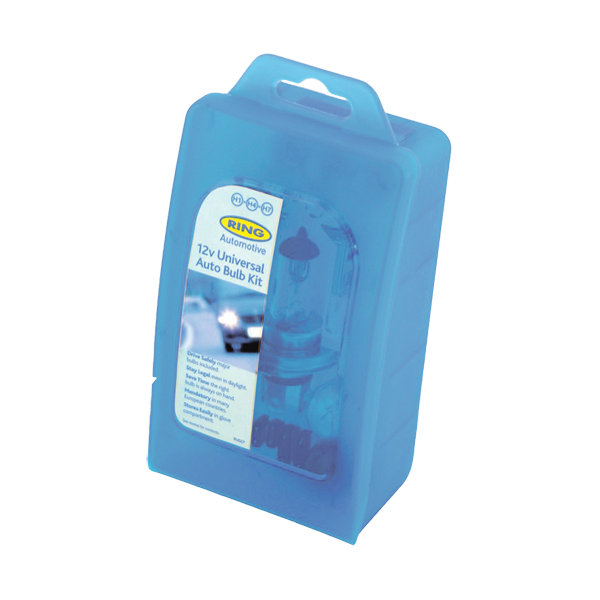 RING 12V Universal Bulb Kit with H1 & H4 & H7 Qty 1