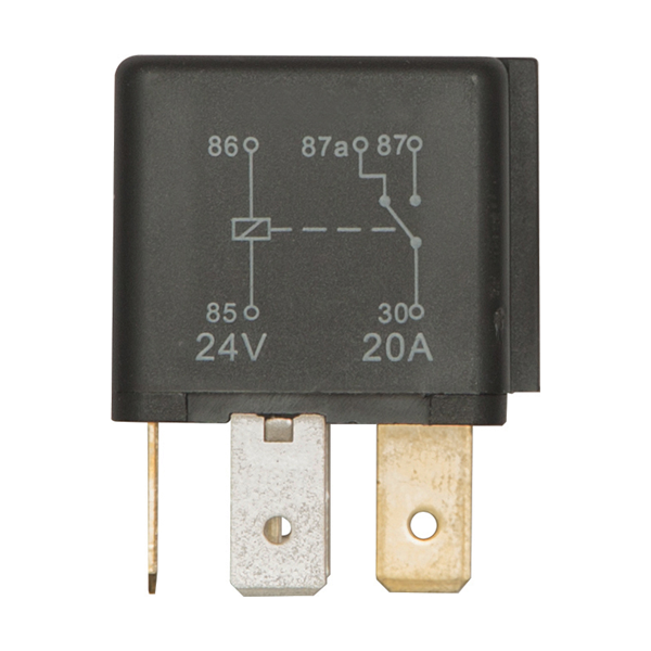 5 Pin Relay 24V 10/20A Changeover Qty 1