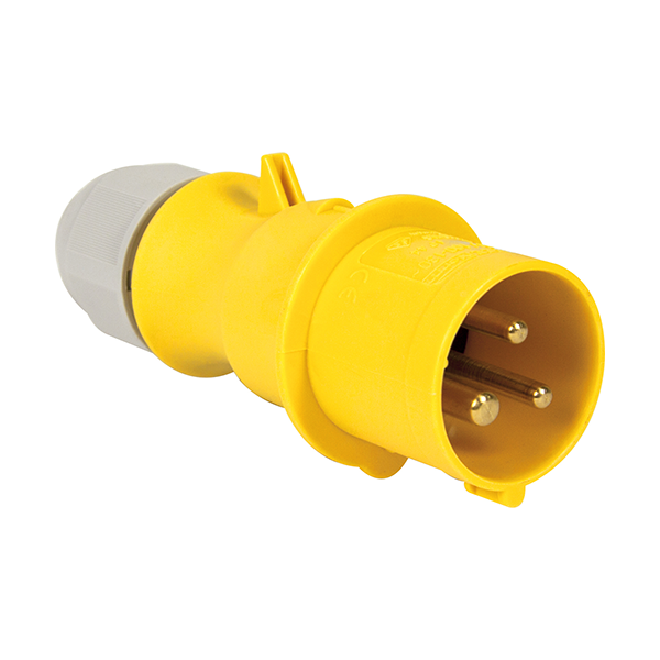 110V 32 Amp Yellow Plug Pack of 1