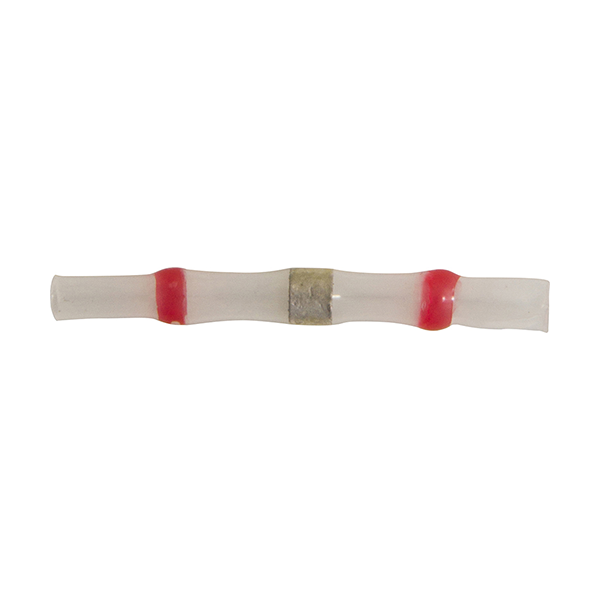 H/Shrink Butt Connectors Solder Red Pack of 10