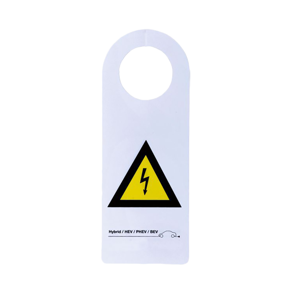 EV High Voltage Identification Tags Pack of 10