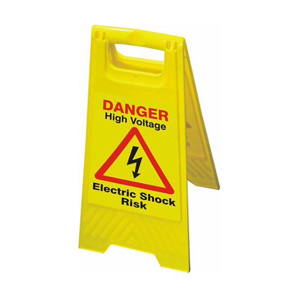 EV High Voltage Floor Sign Qty 1