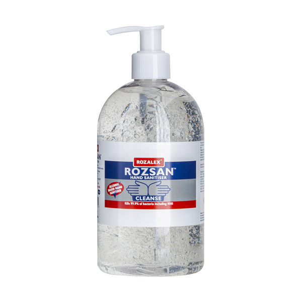 ROZALEX 'Rozsan' Sanitising Gel 500ml Qty 1