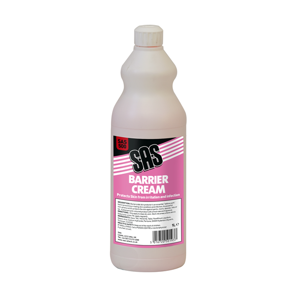 SAS Barrier Cream 1 Ltr Bottles Pack of 4