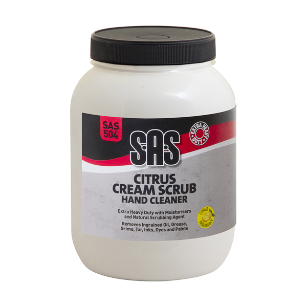 SAS Citrus Cream Scrub Hand Cleaner 3 Ltr Qty 6