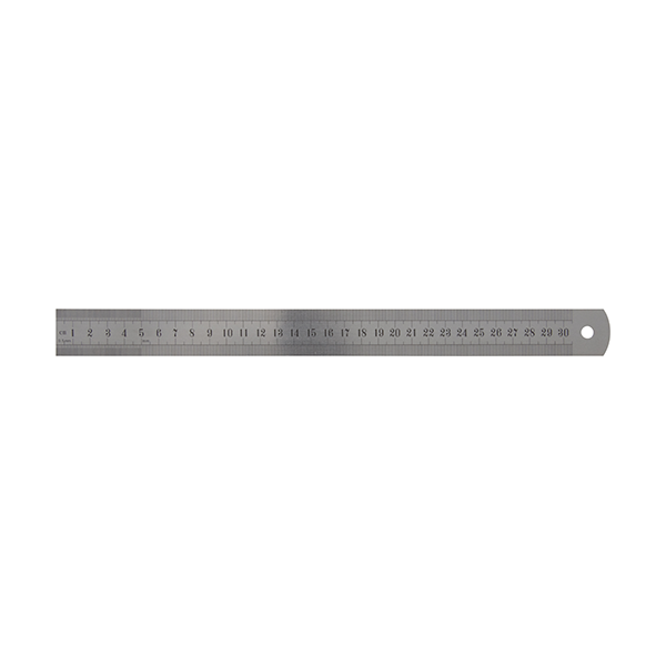 Steel Ruler Metric & Imperial 30cm/12" Qty 1