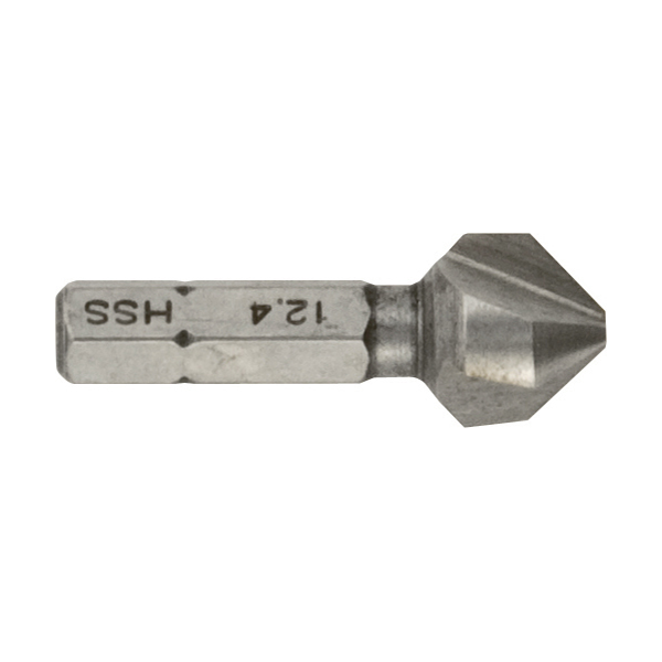 HSS Countersink 1/4Hex-shnk 20.5mm Qty 1