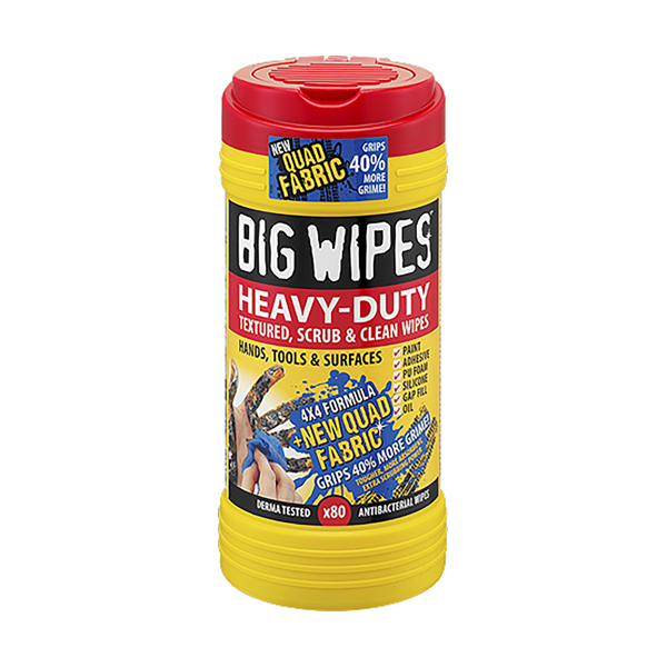 BIG WIPES Heavy Duty 80 Wipes Qty 1