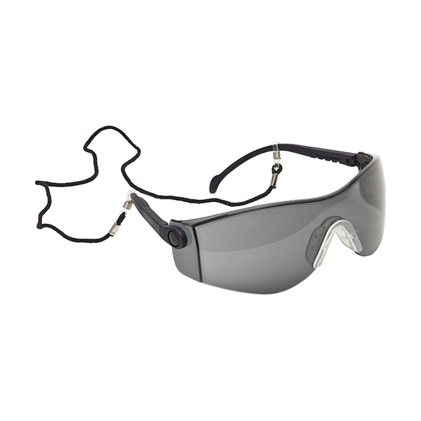 Wraparound Safety Glasses c/w Cord Clear Qty 1