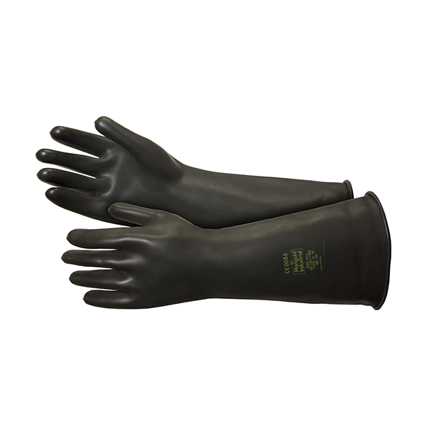 Rubber Gloves Heavy Duty Black Qty 1 Pair