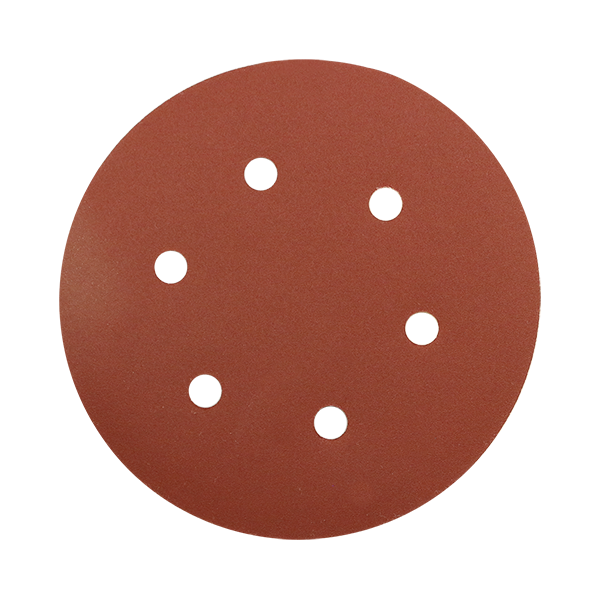ABRACS Sanding Discs H&L 6 Holes 150mm P60 Pack of 25