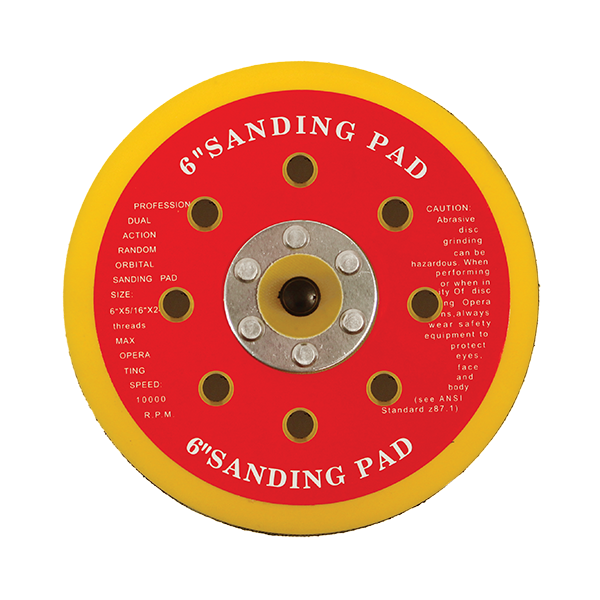 ABRACS H&L Backing Pad 8 Holes 125mm Qty 1